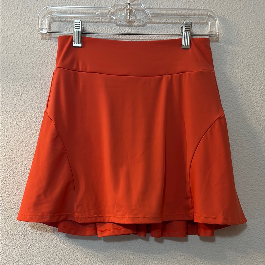 No Brand Athletic Orange Skort
